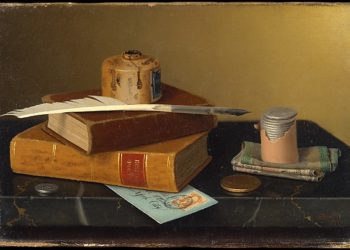 the banker's table painting