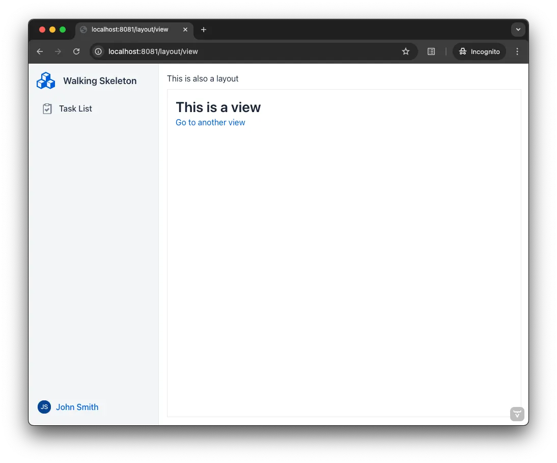 嵌套路由布局示例