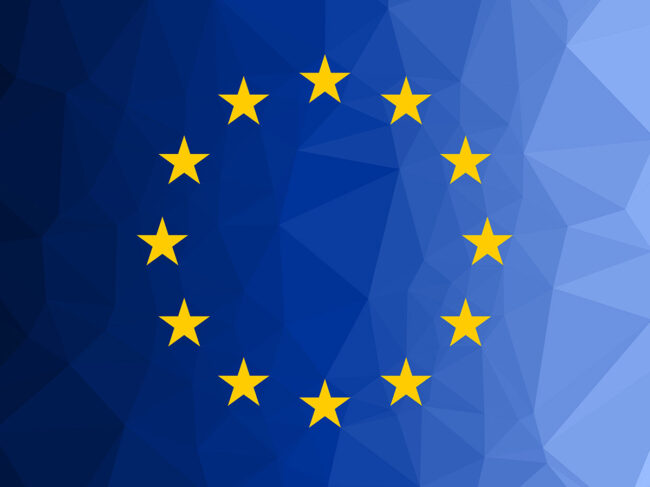 Diamond cut, ombre EU flag