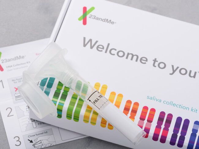 23andme saliva collection kit