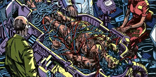 A sample of Barry Windsor Smith's Weapon X coloring