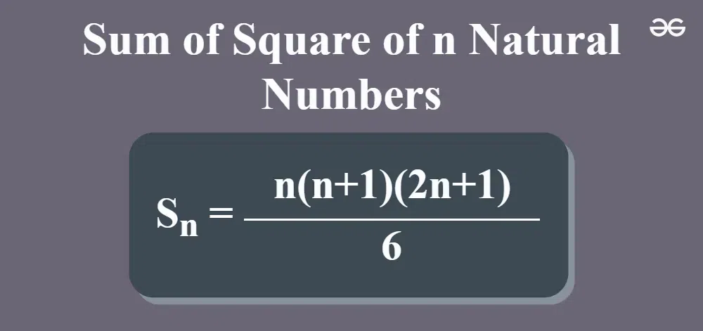 Sum-of-Square-of-n-Natural-Numbers